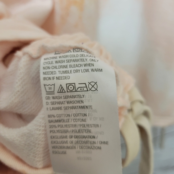 Peace Love World Crewneck Side Tie Pullover - Picture 12 of 13